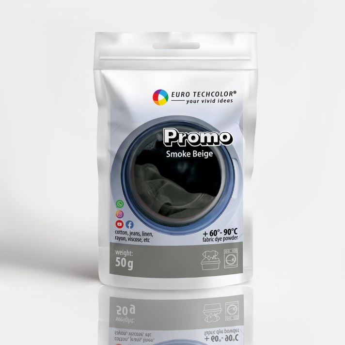 Barwnik do tkanin Promo Smoke Beige / Przydymiono-beżowy, 50 g