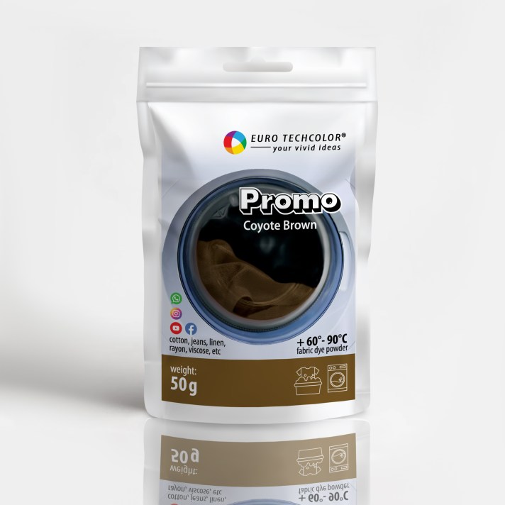 Barwnik do tkanin Promo Coyote Brown / Piaskowobrązowy, 50 g