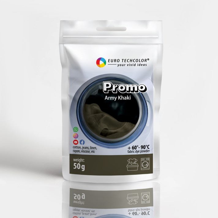 Barwnik do tkanin Promo Army Khaki / Ziemisto-piaskowy (khaki) ,50 g