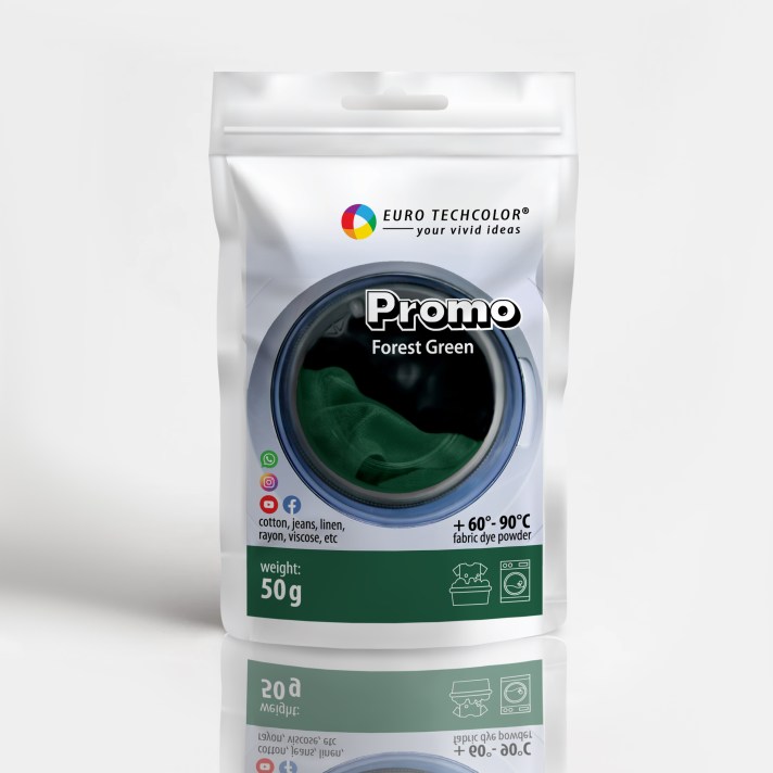 Barwnik do tkanin Promo Forest Green / Leśno-zielony, 50 g