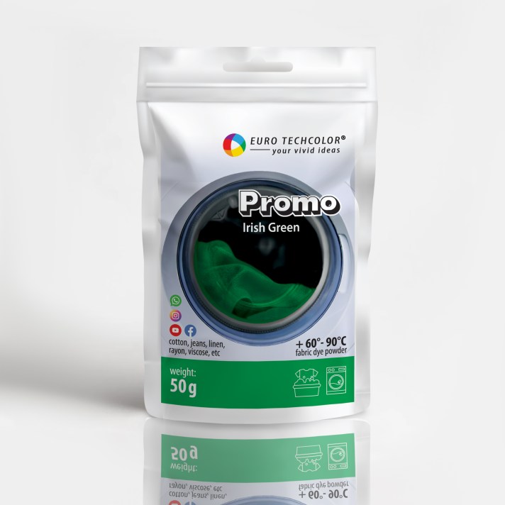 Barwnik do tkanin Promo Irish Green / Irlandski zielony, 50 g