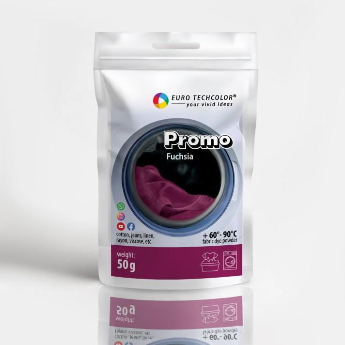 Barwnik do tkanin Promo Fuchsia / Fuksjowy, 50 g
