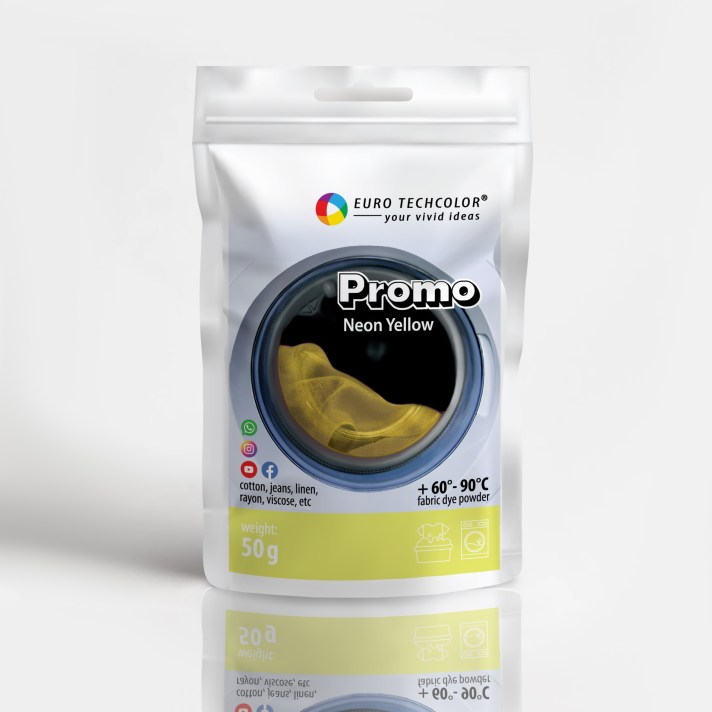 Barwnik do tkanin Promo Neon Yellow / Neonowożółty, 50 g