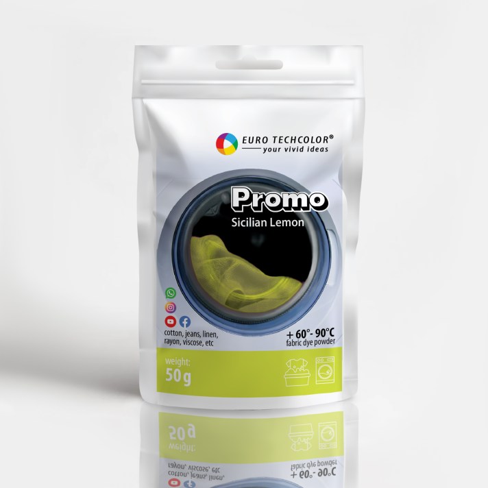 Barwnik do tkanin Promo Sicilian Lemon / Sycylijski żółty, 50 g