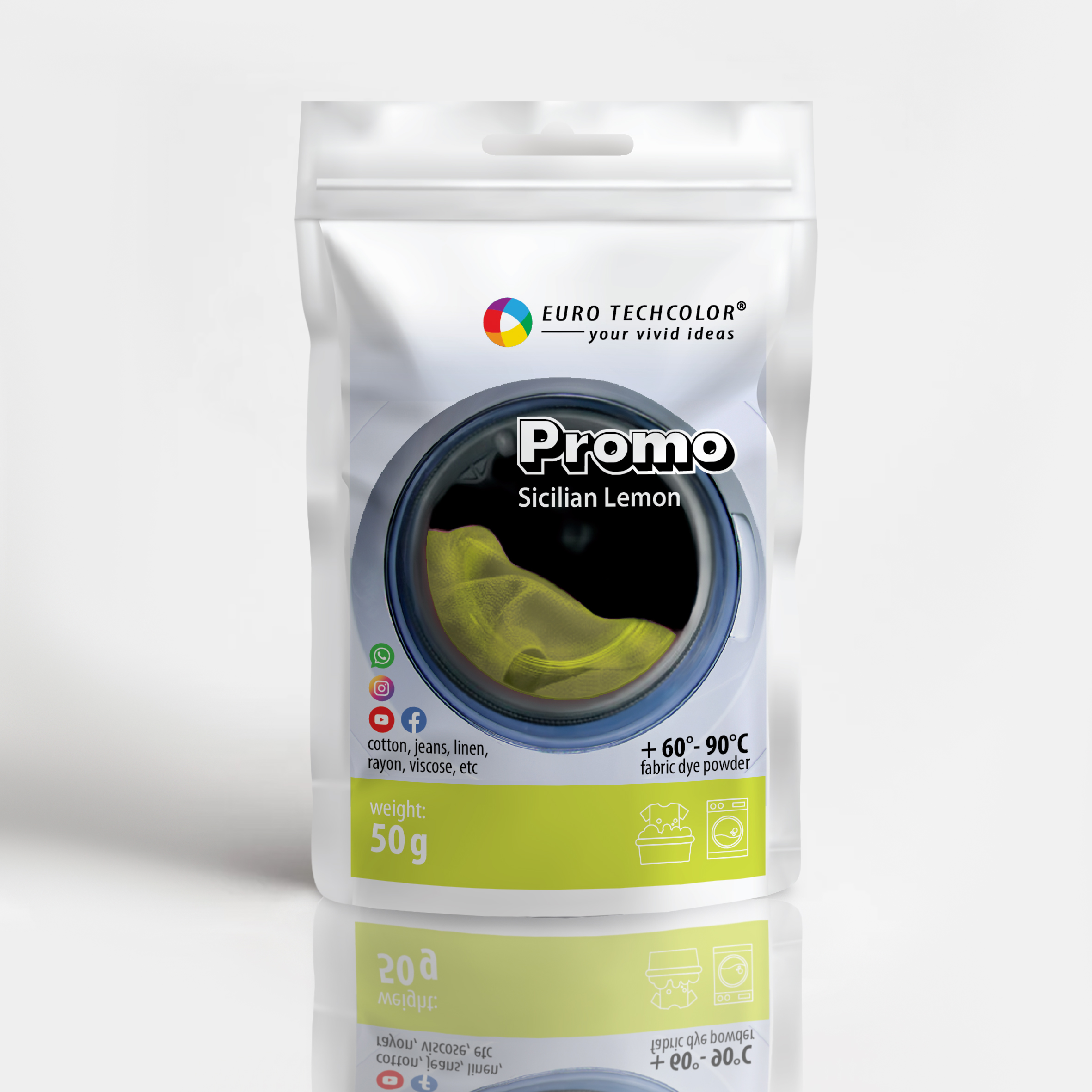 Barwnik do tkanin Promo Sicilian Lemon / Sycylijski żółty, 50 g